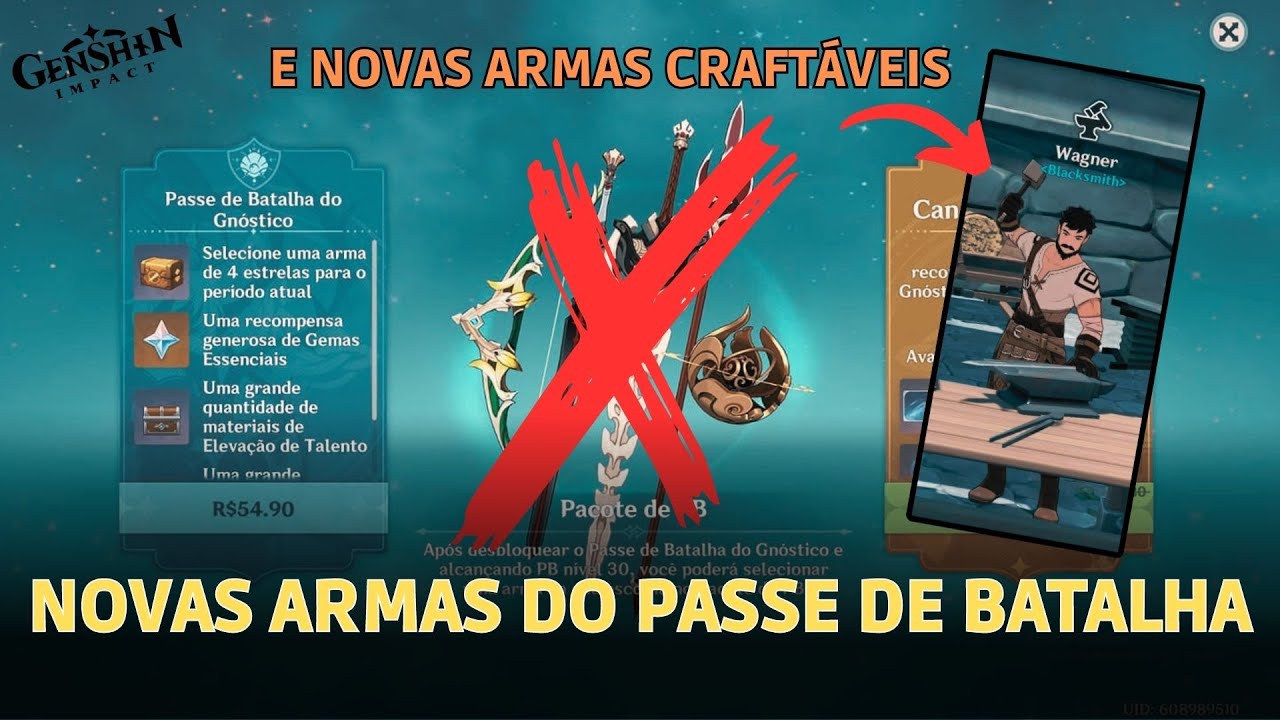 furro on X: [ Genshin ] Em quem usar todos os novos artefatos, armas do  novo passe de batalha & armas forjáveis no ferreiro de Fontaine; 🧶 •  Artefatos; Conjunto ideal para