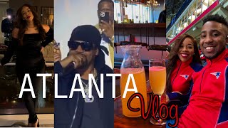 Atlanta Travel Vlog | W Atlanta Downtown Hotel, Josephine’s Lounge, NFL Game, and More |