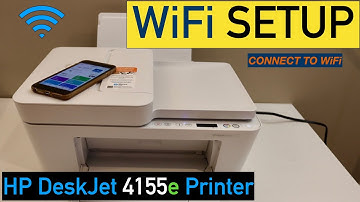 HP DeskJet 4155e WiFi Setup, Review.