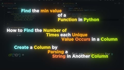 🐍🚀 Python Power Moves: Finding Min Values, Counting Occurrences & Parsing Strings! ⚡