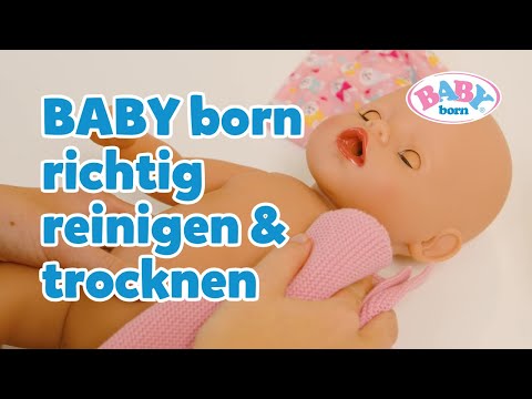 So reinigst und trocknest du deine Puppe richtig 🚿👶✨ | BABY born