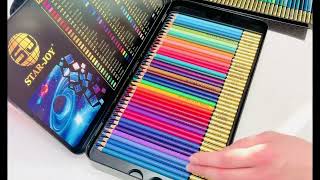 Colored pencil unboxing (Star-Joy)