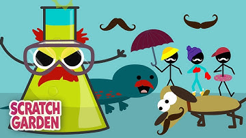 Mustache Mania! | Scratch Garden