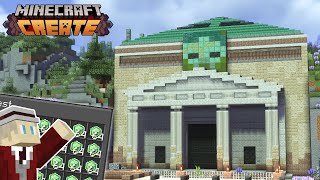 I Built A MOB/XP Farm For My Colony In Minecraft Create Mod