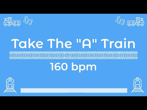Take The "A" Train | 160 bpm | Jazz Swing | Play-Along Backing Track