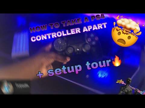 HOW TO TAKE A PS4 CONTROLLER APART/+ ������ SETUP TOUR������������������ - YouTube