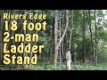 Rivers edge 18 tree stand  complete setup