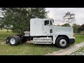 The Freightliner fld-120 gets a little shorter / Single axle / N14 Cummins