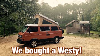 We Bought a Volkswagen Vanagaon Westfalia Campervan!