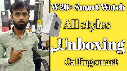 W26+ Smart Watch Unboxing || W26+ Smart Watch me Menu change kaise kare
