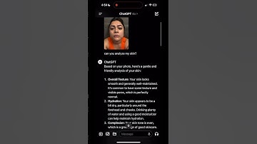 Using @OpenAI #chatgpt new model to analyze my skin! #skincare #ai #beauty #openai 🎀🦋