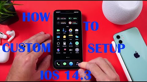 Custom iPhone Setup How I Do it   iOS 14 3 customization