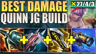 BEST DAMAGE BUILD To CARRY With QUINN JUNGLE
