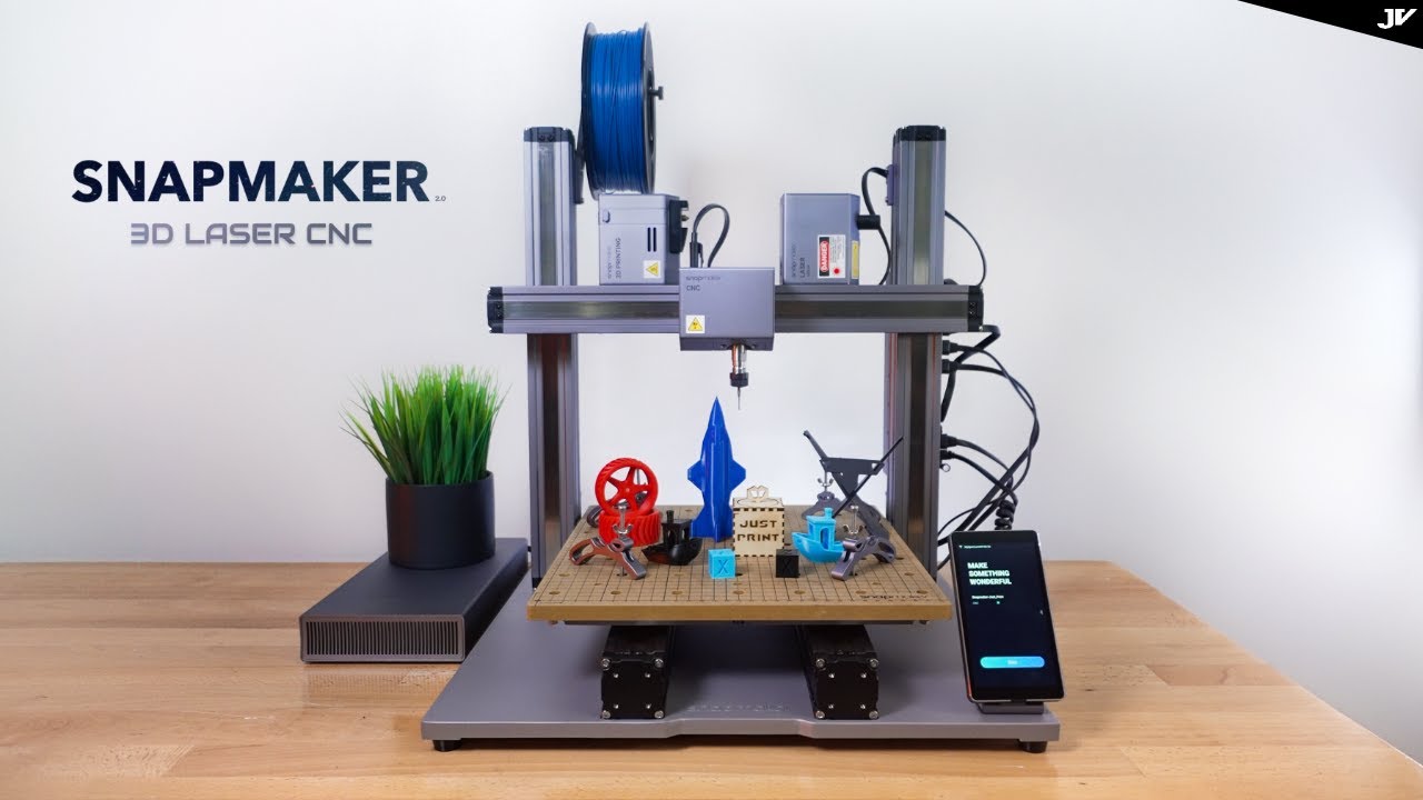 SnapMaker 20   3D Printer   Laser   CNC   Unbox  Setup