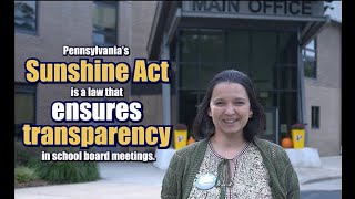What is the Pennsylvania Sunshine Act?