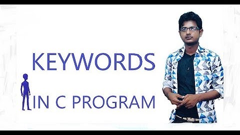 what is keywords in  C Programming Language        |  c program token ( HINDI )