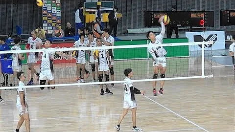 #14 Yuji Nishida spike warming up Jtekt & Fukuyama...