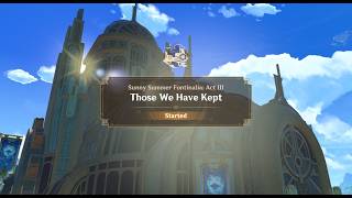 Sunny Summer Fontinalia: Act 3 - Those We Have Kept [Genshin Impact][Luna 8 Event]