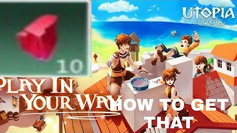 HOW TO GET FIRE ENCHANTE STONE IN UTOPIA ORIGIN