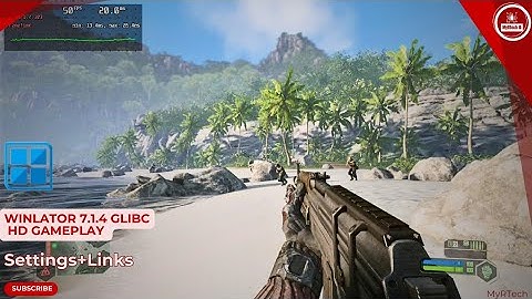 CRYSIS REMASTERED ANDROID | WINLATOR GLIBC 7.1.4 (SETTINGS+LINKS) ROG PHONE SMOOTH 60FPS