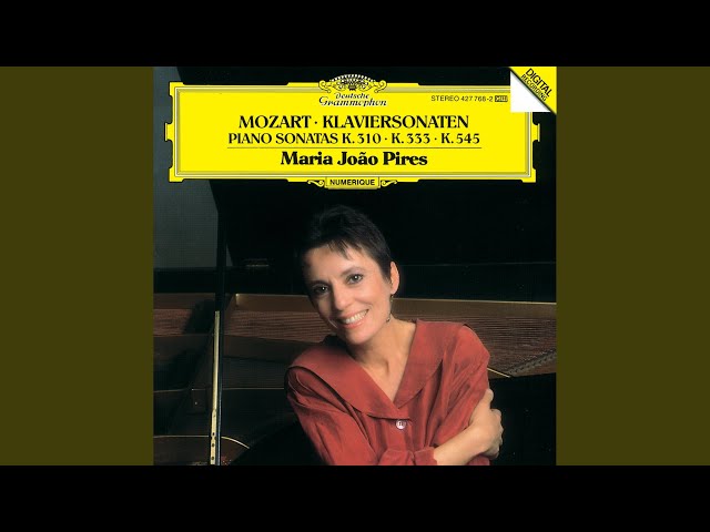 Mozart - Sonate pour piano n°15:1er mvt : Maria João Pires, piano