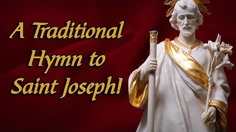 Gregorian Chant to St Joseph - Gaude Ioseph | Latin Hymn to St. Joseph by  @CanalArautosdoEvangelho
