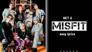 NCT U - Misfit (easy lyrics) by 