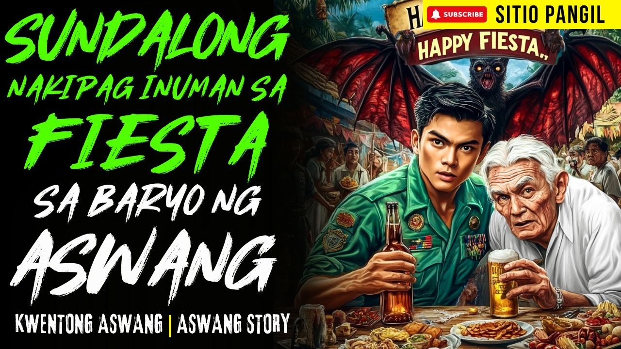 SUNDALONG NAKIPAG INUMAN SA FIESTA SA BARYO NG ASWANG | Kwentong Aswang | True Story