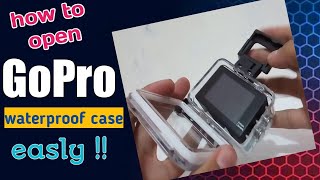 How to open the Waterproof cover of Go Pro Sport Camera 1080P screenshot 1