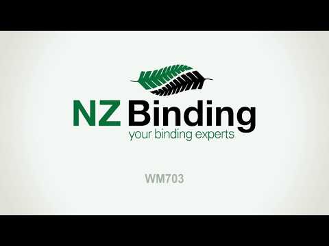 NZ Binding WM703 Manual Wire Binding Machine Demo