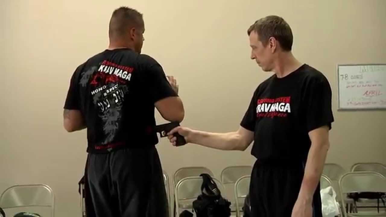 Krav Maga Gun Disarming from the side - by Michael Rüppel