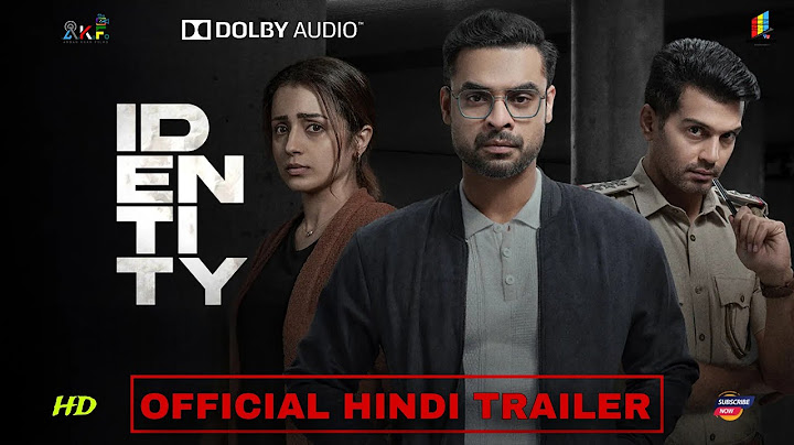Identity (2025) Official Hindi Trailer | Tovino Thomas | Trisha | Vinay Rai | Arban Studios | AKF