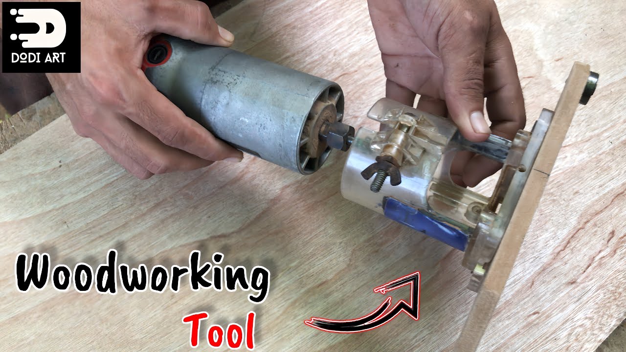 Make Your Own Woodworking Trimmer Router Tool