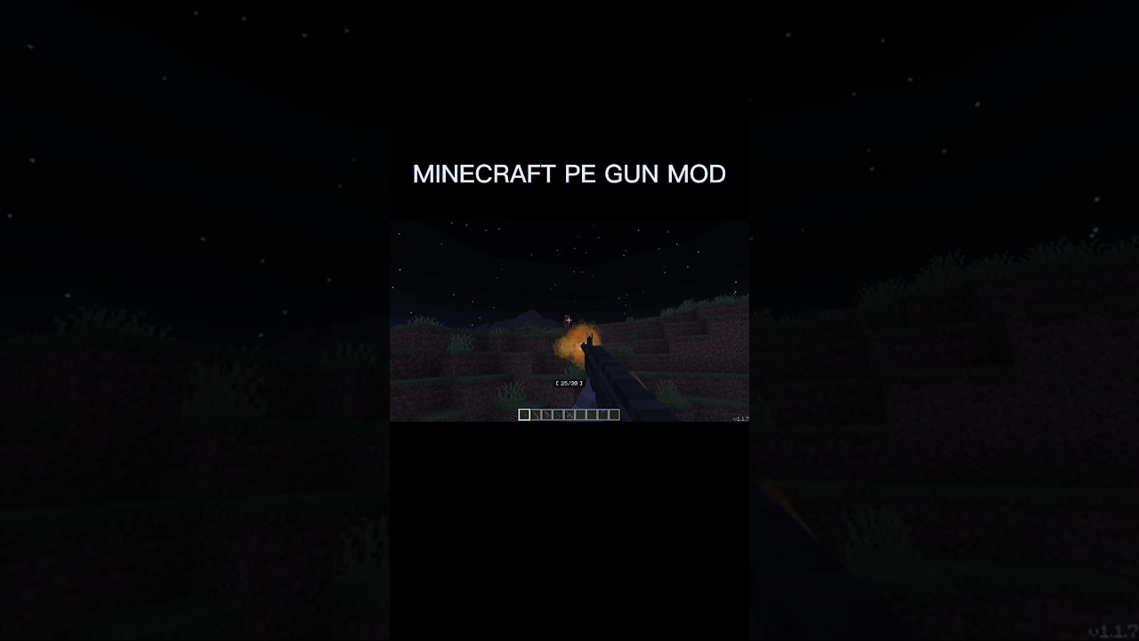 Minecaraft pe gun mod 