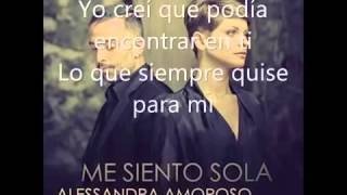 Me siento sola-Alessandra Amoroso ft Mario Domm
