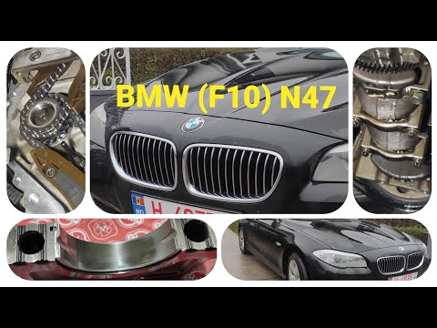 BMW (F10) N47 | Замена цепей ГРМ | Вкладыши | Сцепление
