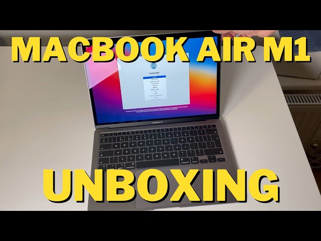 MacBook Air M1 Unboxing (512GB 8GPU Cores 13 Inch - Space Grey) Apple silicon vs Intel MacBook Pro