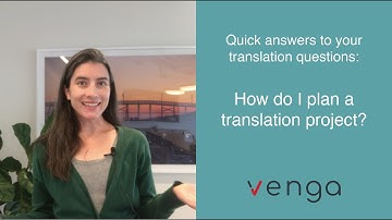 How do I plan a translation project?