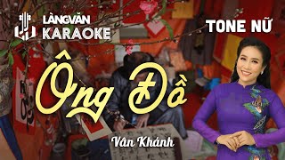 Ông Đồ | Vân Khánh | Karaoke Nhạc Xuân 2022