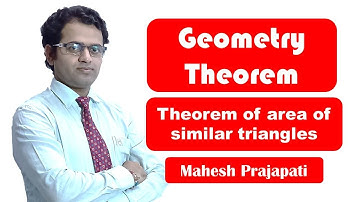 Theorem of areas of similar triangles | Geometry Theorem