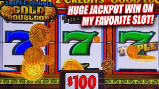 TRIPLE DOUBLE GOLD DOUBLOON MASSIVE JACKPOT WINNER! ★ MY FAVORITE SLOTS TO PLAY! ➜ INSANE HIGH LIMIT
