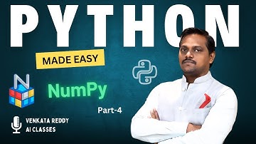 Python NumPy | Video 3 | Part 4 | Python Made Easy