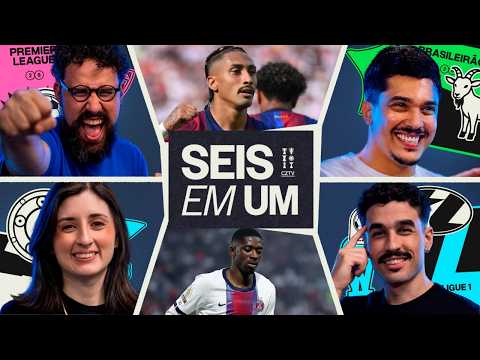 PSG VENCE A PRIMEIRA NA LIGUE 1 E O BARCELONA SEGUE VOANDO NA LALIGA | SEIS EM UM