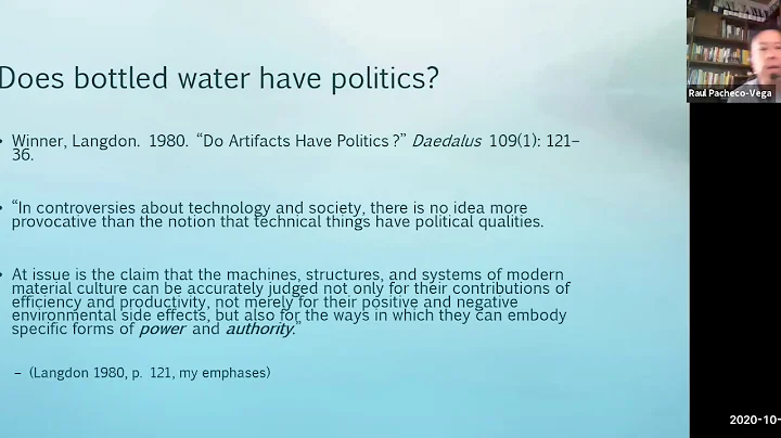 The Comparative Politics of Bottled Water Governan...