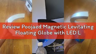 Review Poojaed Magnetic Levitating Floating Globe with LED Lights, Cool Tech Gadgets Gifts World Glo