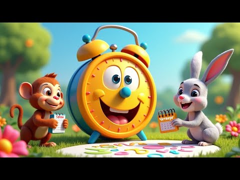 Дни недели для детей – Весёлая песенка! Раз, два, три!