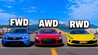 AWD vs RWD vs FWD - Which is better in Forza Horizon 6? AWD vs RWD vs FWD - Which is better in Forza Horizon 6?