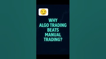 Why algo trading beats manual trading.