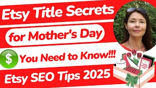 How To Write Engaging Etsy Listing Title? Mother's Day Example. How to sell on Etsy for beginners