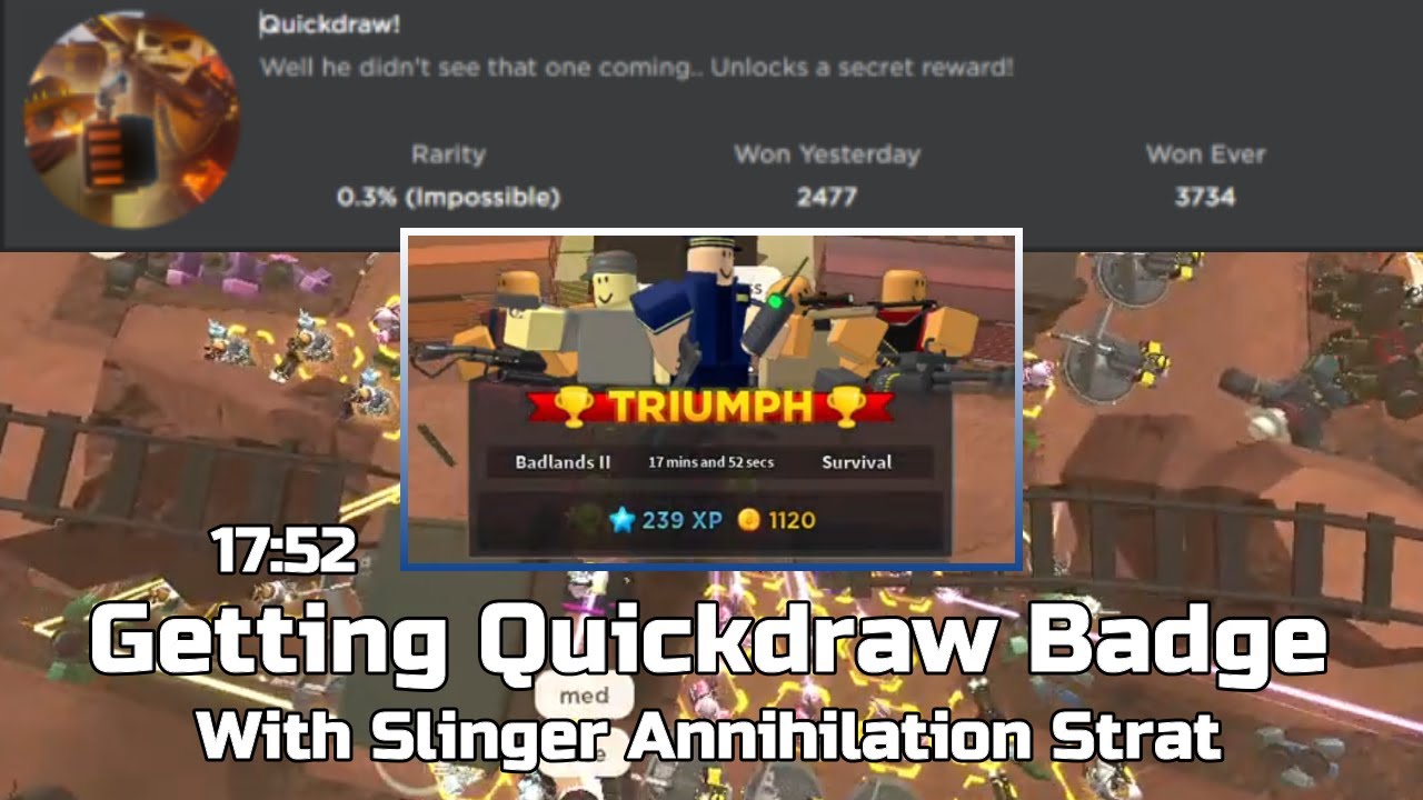 17 52 Quickdraw Badlands II With Slinger Annihilation Strat Tower 17 52 Quickdraw Badlands II With Slinger Annihilation Strat Tower